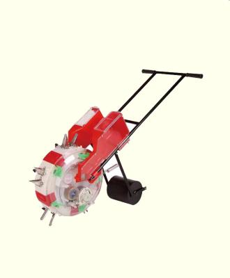 China Multifunctional hand push adjustable seed planting machine agriculture corn grain soybean double use seeder and fertilizer machine for sale