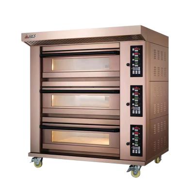 China Bread Bakery Machine Factory Wholesale Customized Industries Commercial Hot Sale Electric Oven For Bakery for sale