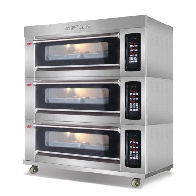 China Bread bakery machine Guangdong factory machinery bakery pizza gas platform wholesale high quality baking oven for sale