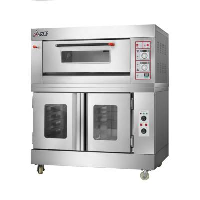 China Wholesale Quality OEM Factory Large Gas Hotels Bread Electric Deck Oven With Proofer for sale