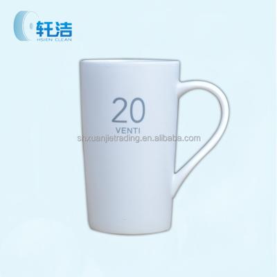 China Stocked 20 oz Single Ceramic Custom Coffee Mugs for sale