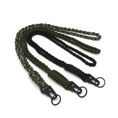 China For Unique Gift 550 Paracord Key Chain Outdoor Multifunctional Security With Black Camera Wallet Anti Lost HK Clips Snap Key Chain Lanyard for sale