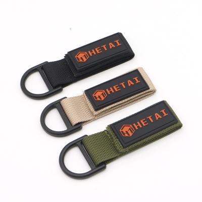 China For Cheap High Quality Customized Bicycle Key Chain Badge Backpack Outdoor Designer 2D/3D PVC Tactical Hook Buckle Bag Sports Gifts Promotional Gift for sale