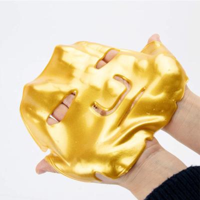 China Anti Aging Moisturizer Face Mask 24k Gold OEM Face Mask 24k Gold Firming 24k Gold Mask Sheet for sale