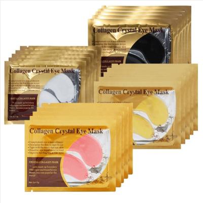 China 2021 Anti-Puffiness New Arrival Hydrogel Crystal Collagen 24K Gold Eye Gel Mask Under Eye Gel Patch Pad Manufacturer for sale