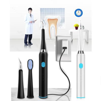 China ABS / Environmental Grade Stiffeners / Medical Grade 304 Visible Waterproof Tartar Remover 2021 IP7 Portable Teeth Electric Dental Ultrasonic Stain Remover Tooth Cleaner for sale