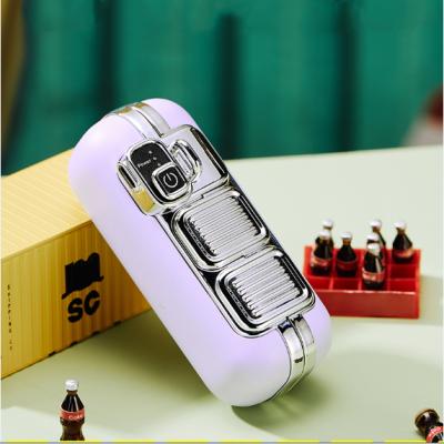 China ABS+PC+Aluminum Alloy Anodized Diy Usb C Custom Rechargeable Mini Hand Warmer 5000mah Power Bank for sale