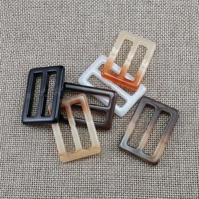 China New Style Resin Wholesale Custom Popular Adjustable Square Belt Buckles Nickel Free for sale