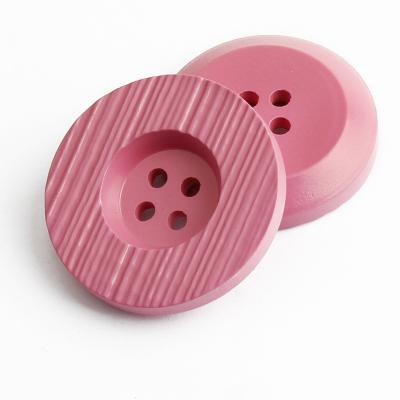 China Dry Cleaning Resin Buttons Shirt Button Quality Custom Plastic Resin Material Best 4 Holes Around Buttons for sale