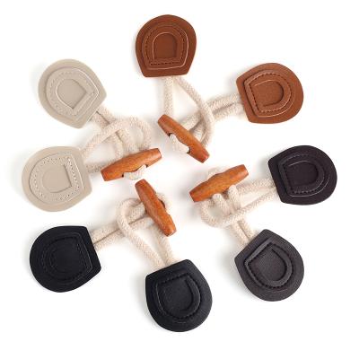 China Wholesale Custom Vintage Leather Toggle Button Dry Cleaning Quality and Quantity Assured for sale