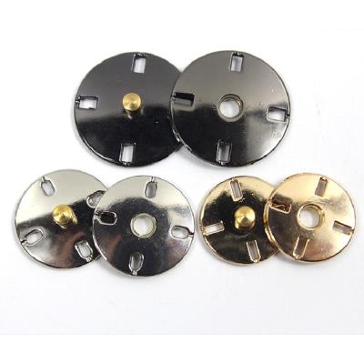 China Dry Cleaning Zinc Alloy Material Plated Color Buttons Metal Spring Snap Button For Clothes for sale