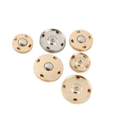 China Customized Dry Cleaning Double Around Snap Fastener Metal Snap Hidden Button For Sewing for sale