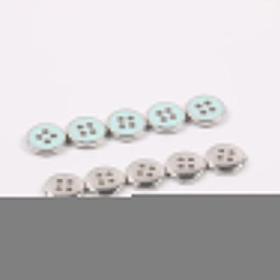 China Professional Flat Plating 4 Hole Button ABS Dry Cleaning Maker Accessories Plastic Buttons for sale