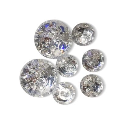 China Dry Cleaning Hot Sale Products Button Decoration Accessories Diamond Craft Acrylic Buttons for sale