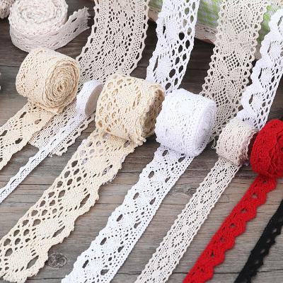 China Sustainable Wholesale Hot Sale Products Cotton Embroidery Trimming Lace Trim Decoration for sale