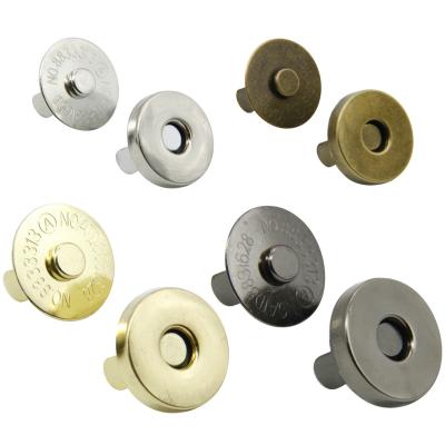 China Viable Professional Wholesale Magnetic Metal Handbag Garment Button Supplier Magnetic Button Accessories for sale