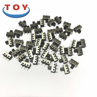 China SS12D10 SHORT PIN MINI SWITCH SWITCH SS12D10 POSITION 2P3T SLIDE SWITCH 3 CHINA MANUFACTURER SHORTS PIN for sale