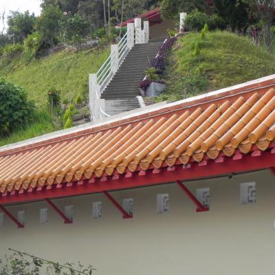 China Chinese garden wall clay roof tiles and accessories for sale