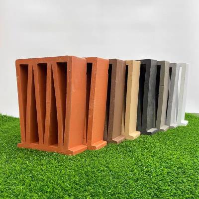 China Non Polluted Terracotta Facade Brick Building Material Exterior Wall Cladding Tile Facing for sale