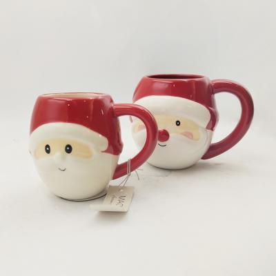 China Cute Custom Ceramic Animals 3D Face Mugs Hand Painted Novelty Coffee Cup For Gift Home Restaurant for sale