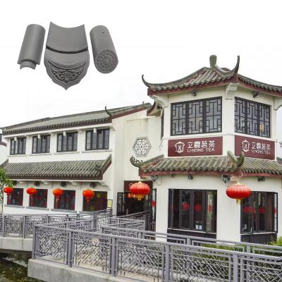 China China Garden House Ancient Chinese Classic Roof Tile Clay Chinese Retro Tile for sale