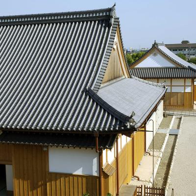 China Japan Ancient Antiqued Buildings Villa Rooftop Japanese Old Building High Quality Antique Roof Tiles for sale