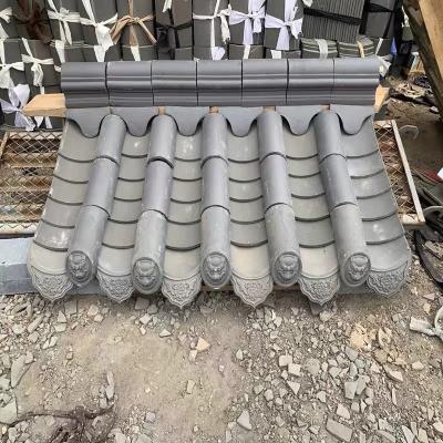 China Traditional Chinese Grey Clay Roofing SGS Timeless Style With Modern Durability for sale