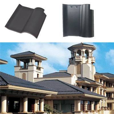 China S-shaped Spanish Ceramic Roof Tiles Earth-tone Colors Weatherproof Villa House for sale