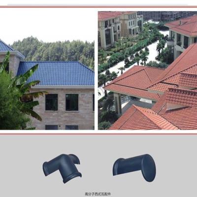 China Spanish Roof Tiles Curved Roof Panels 310*310mm Ceramic Tile For House for sale