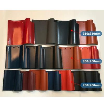 China Clay Roof Tile House Roofing Shingles Ceramic Spanish Mold S Tiles for sale