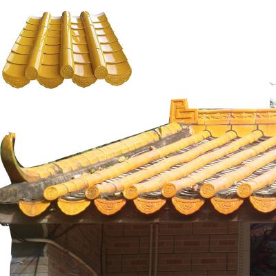 China Traditional Terracotta Chinese Temple Roof Tile 180*180mm Flat Tile Ceramic Historical Restoration for sale