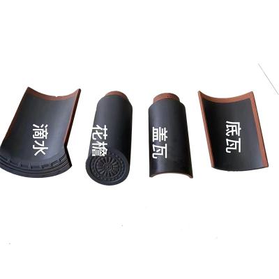 China Fireproof Lifetime Chinese Style Building Materials Traditional Roof Tile Japan Old House Antique Roof Sheet for sale