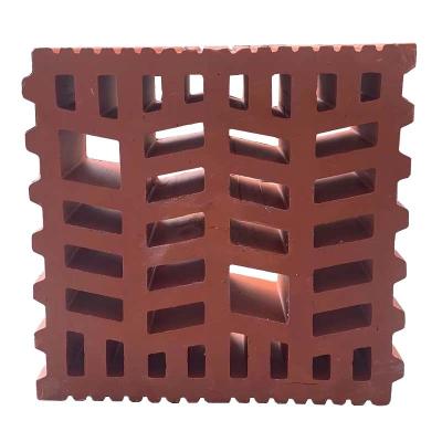 China Hotel Exterior Clinker Ceramic Wall Bricks Decorative Terracotta Screen Wall Blocks for sale