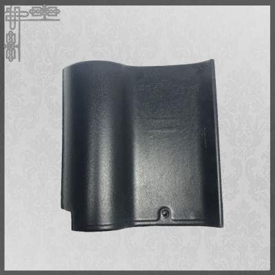 China Matte Glazed Ceramic Roof Tiles Blue Spanish 220mm Handmade Clay Roofing Tiles for sale