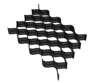 China HDPE Geocell Manufacturer Price Textured And Perforated Gravel Grid Geo Cell For Road Construction for sale