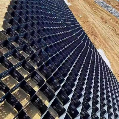 China Precision HDPE Gravel Stabilizer 50mm Ground Grid For Farmland Walkway & Driveway for sale