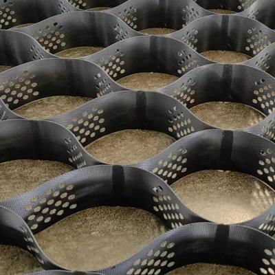 China Ground Stabilizer Geocell Retaining Wall HDPE Geocell for sale