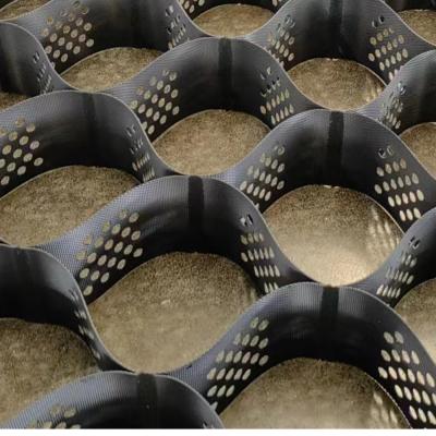 China Geocell Geocell Plastic Honeycomb Polypropylene Geocell Pavements Slop Protection Geocell for sale