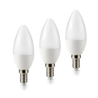 China Residential home warm white C37 LED candle light bulbs E12 3W 4W 5W 6W 7W 8W led candle light bulb e14 for sale