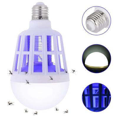 China Viable Indoor 2 in 1 Mosquito Killer E27 LED Bulb 9W 15W 20W 220V Rechargeable Mosquito Killer Bulb 9W 15W 20W 220V Insect Anti-mosquito Reflector Killing Fly Insect for sale