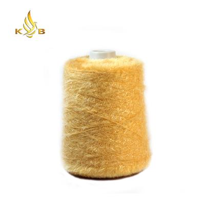 China We Can Supply Polyester Mink Yarn Feather Yarn Eyelash Shinning Yarn For Knitting for sale