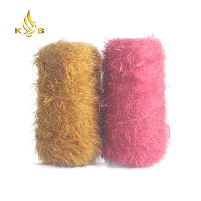 China Feather Nylon Yarn Fancy Yarn Fancy Yarn Feather Knitting Yarn Decorative Yarn Long Hair for sale