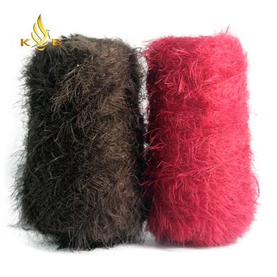 China Hot Selling Eyelash Yarn Nylon Feather Yarn Eyelash Yarn Feather Yarn Nylon Feather Yarn for sale