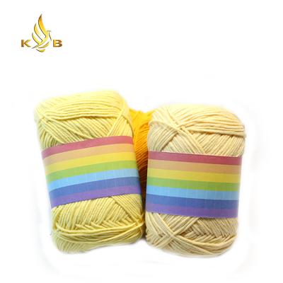 China Anti-Static Yarn Craft Baby Milk Cotton Yarn Crochet Cotton Blended Yarn Wholesale for sale