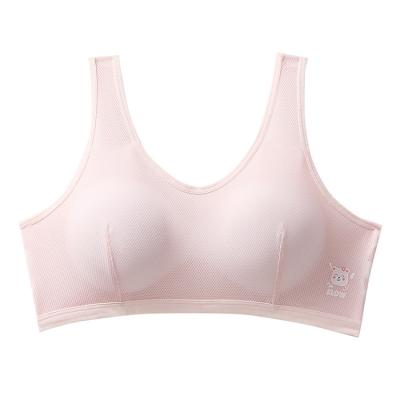 China Cheap Breathable Wire Free Soft Breathable Child Padded Lift Up Bra Wireless Bra For Girls for sale