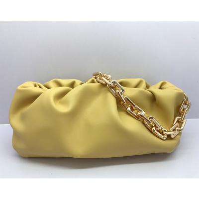 China Bead 2020 Hot Selling Luxury Custom Women PU High Capacity Chain Leather Handbag for sale