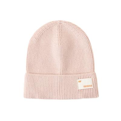 China 2021 COMMON Fashion Customized Label Heat Bennie Hat Winter Knitted Beanie Woven Design for sale