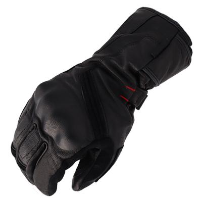 China Alaska H2O Winter Warm Full Finger Motorcycle Gloves Waterproof Windproof Protective Motorcycle Riding Genuine Leather OEM for sale