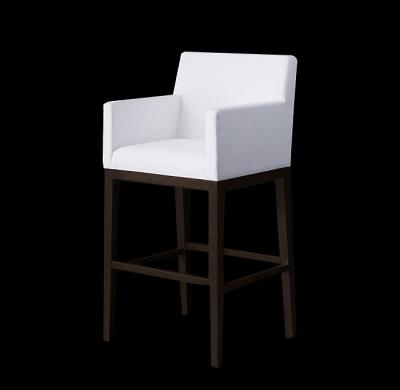 China Massage Sunwe Kitchen Bar Table Chair Modern Velvet Designed Fabric Bar Stool Chair for sale