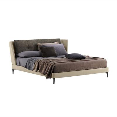 China Italy Tufted Modern Queen Size Storage Bed Full Size Bed Frame With Headboard for sale